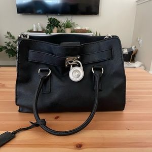 Black Classic Michael Kors Hamilton Tote